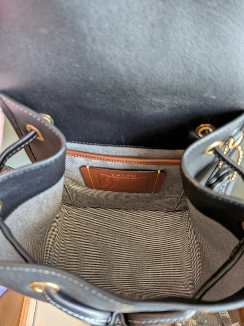 Coach Turnlock Backpack - Picture 8 of 14